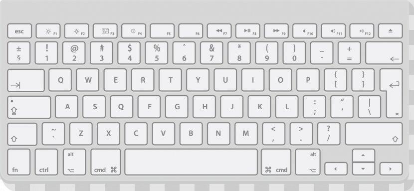 Computer Keyboard Macintosh Magic Mouse Trackpad - Component - Vector Transparent PNG