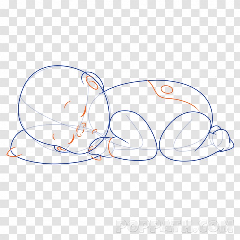 Drawing Line Art Cartoon - Heart - Sleeping Transparent PNG