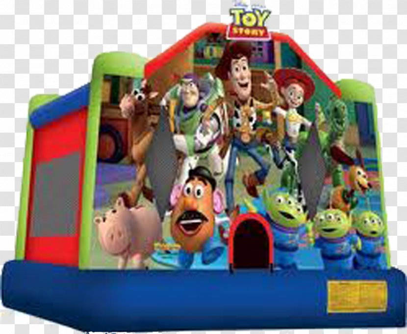 Buzz Lightyear Sheriff Woody Inflatable Bouncers Lelulugu House - Bounce Transparent PNG