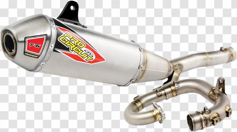 Exhaust System Motorcycle Yamaha Motor Company YZ450F Motocross Transparent PNG