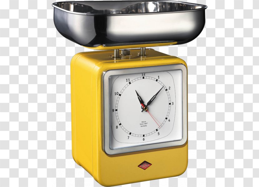 Measuring Scales Terraillon Kitchen With Tare Function Yellow Jaune Citron - Weighing Scale Transparent PNG