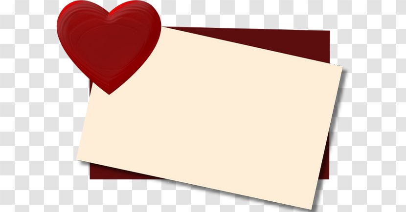 Friendship Day Love Background - Red - Art Paper Mail Transparent PNG