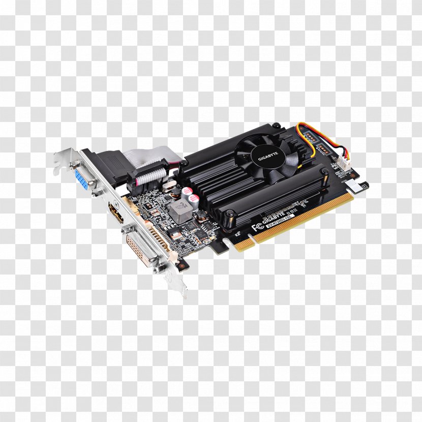 Graphics Cards & Video Adapters DDR3 SDRAM PCI Express GeForce Gigabyte Technology - Ddr3 Sdram - Motherboard Transparent PNG