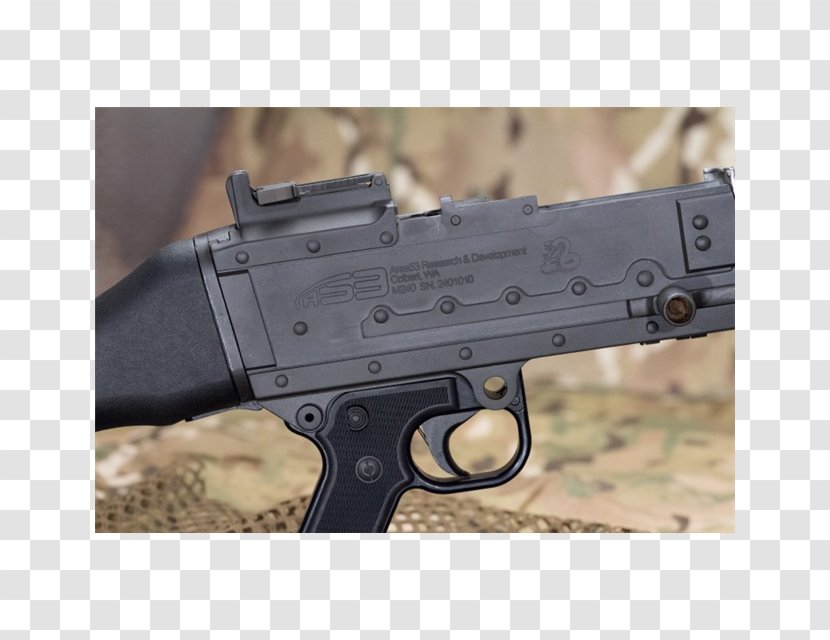 Trigger M240 Machine Gun Firearm Receiver - Tree Transparent PNG