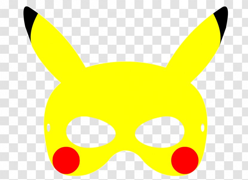 Nose Snout Cartoon Headgear Clip Art - Pikachu Transparent PNG