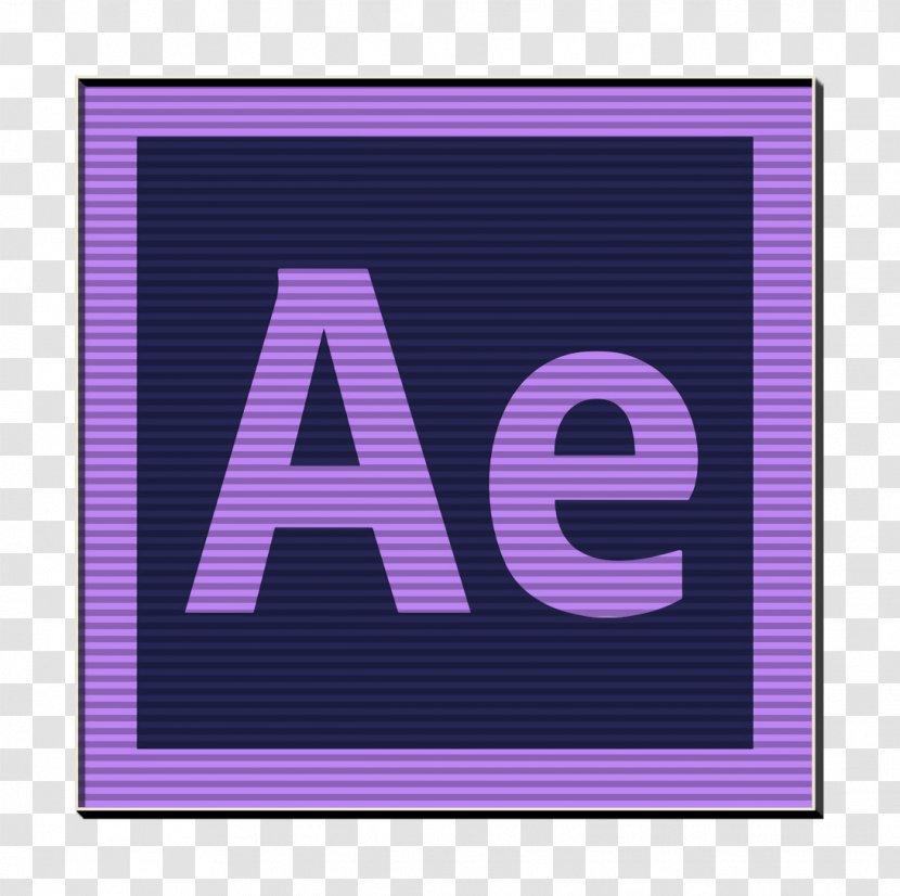 Adobe Icon After Cc - Purple - Number Rectangle Transparent PNG