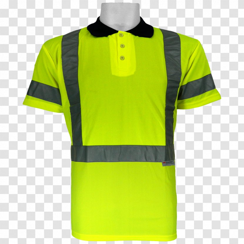 T-shirt Polo Shirt High-visibility Clothing Retroreflective Sheeting - Piqu%c3%a9 Transparent PNG