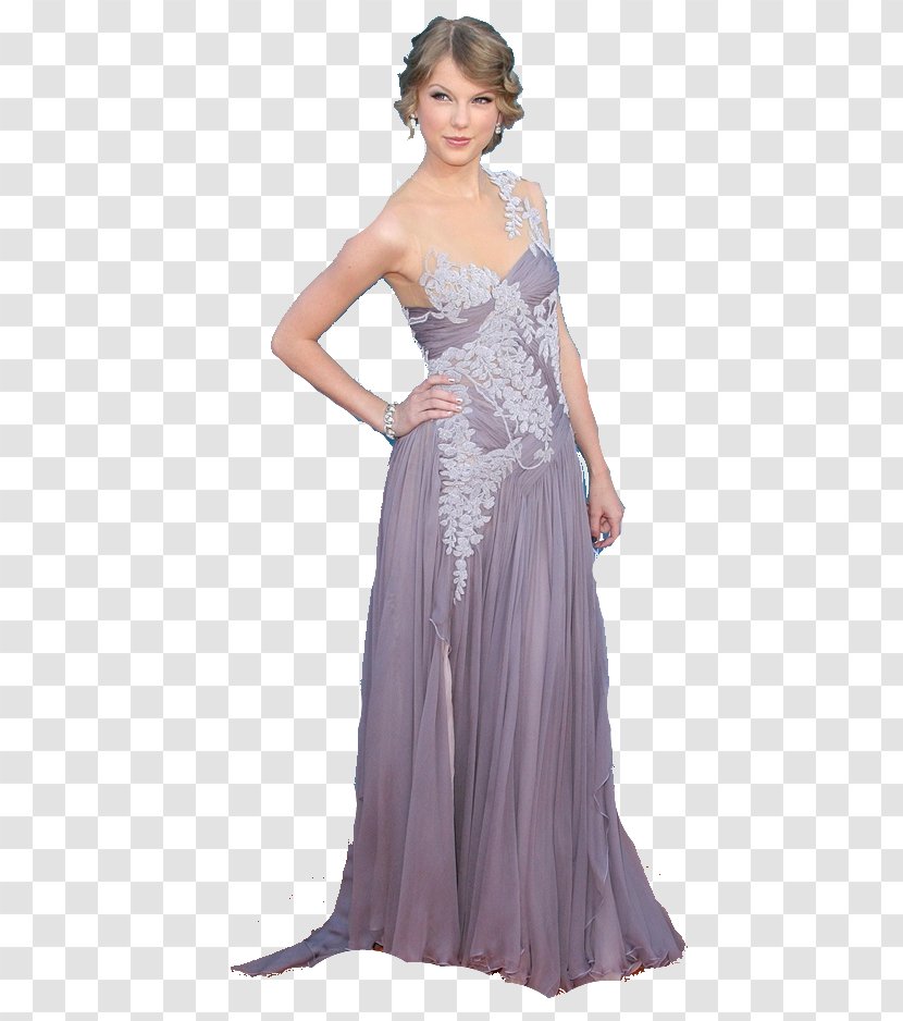 Cocktail Dress Gown Shoulder Blue - Flower - Red Carpet Transparent PNG