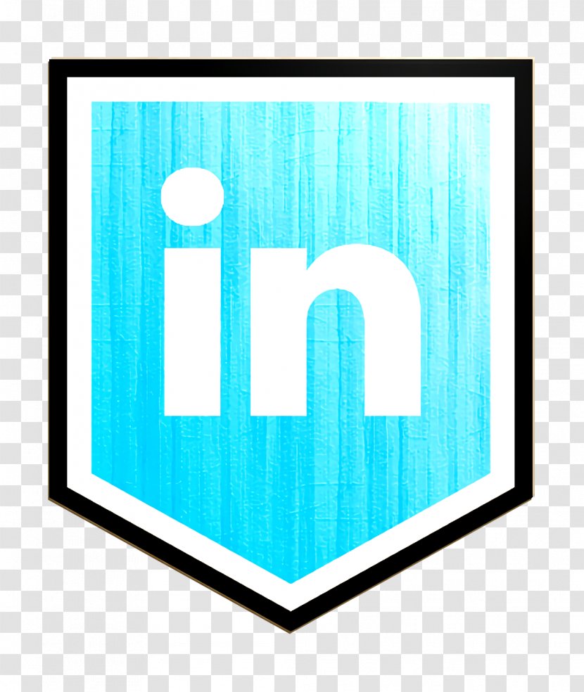 Linkedin Icon Logo Media - Symbol Electric Blue Transparent PNG