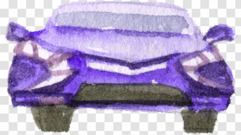 Purple Textile - Car Transparent PNG