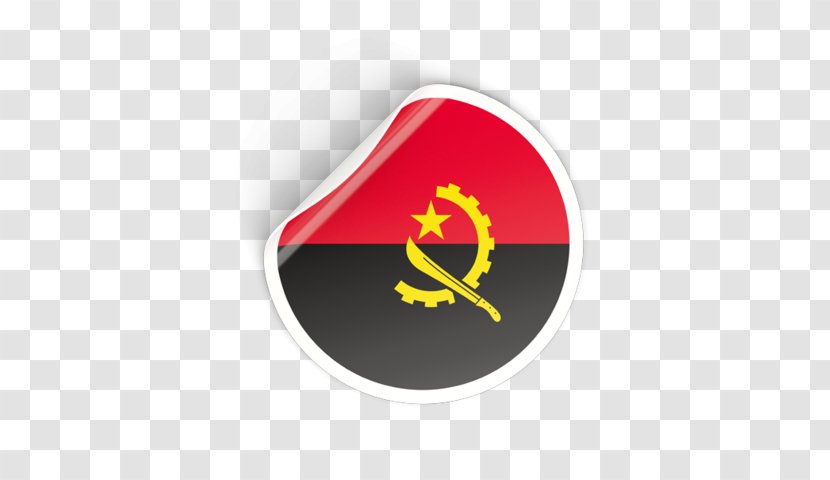 Sticker Flag Of Angola Portugal - Papua New Guinea Transparent PNG