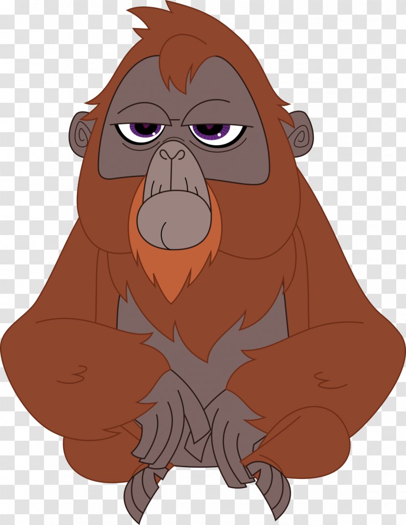 Gorilla Orangutan Primate Littlest Pet Shop Cartoon - Vertebrate Transparent PNG