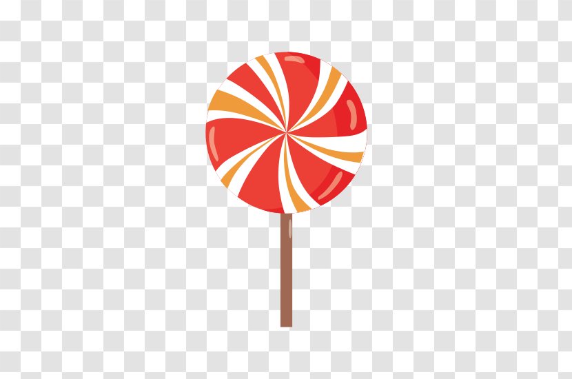 Lollipop Cartoon - Royaltyfree - Stick Candy Orange Transparent PNG