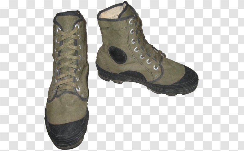 Shoe Walking Boot Khaki - Rubber Boots Transparent PNG