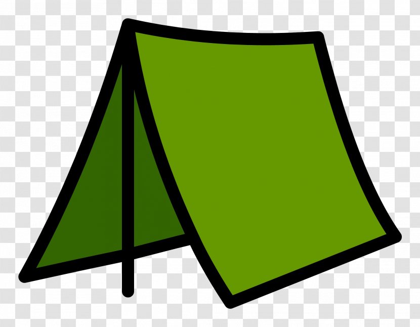 Green Leaf Triangle Tent Transparent PNG