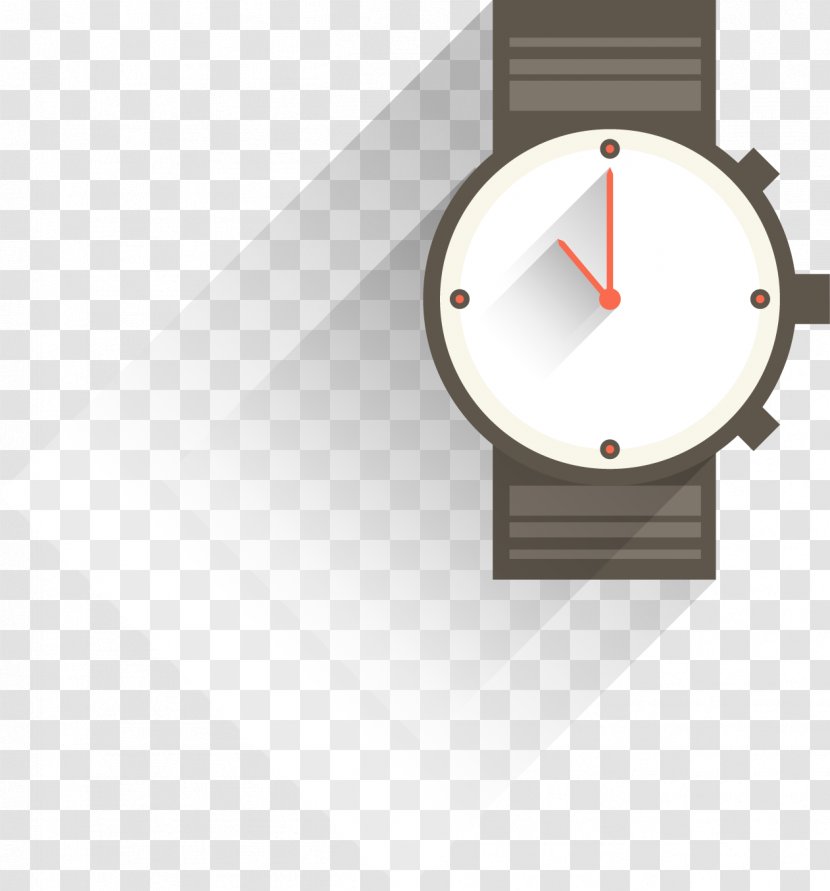 Smartwatch Flat Design Clip Art - Stopwatch - Vector Watch Transparent PNG
