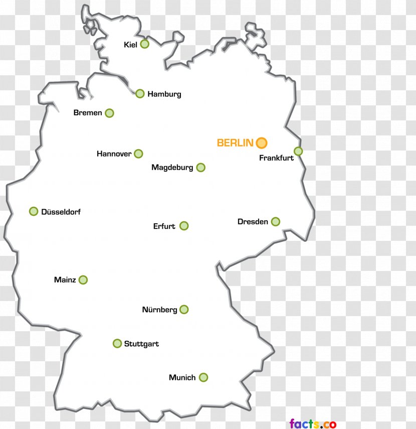 Map Diagram Area Angle Font - Germany Transparent PNG