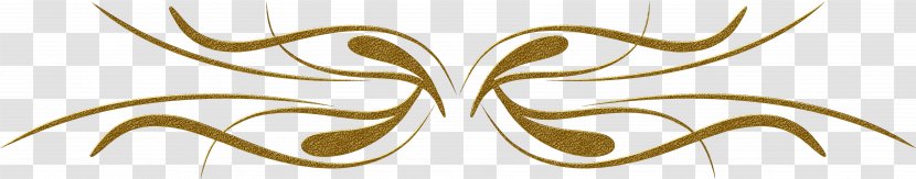 Insect Symmetry Shape Gold Pattern - Organism - Elements Transparent PNG