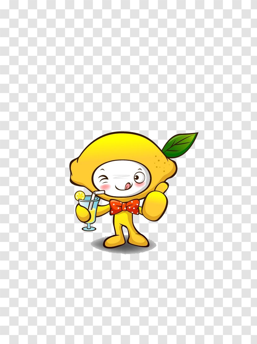 Lemonade Cartoon Auglis - Smile - Lemon Transparent PNG
