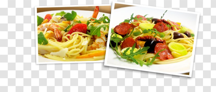 Vegetarian Cuisine Spaghetti Thai Lunch Hors D'oeuvre - Meal - Menu De Pizzas Transparent PNG