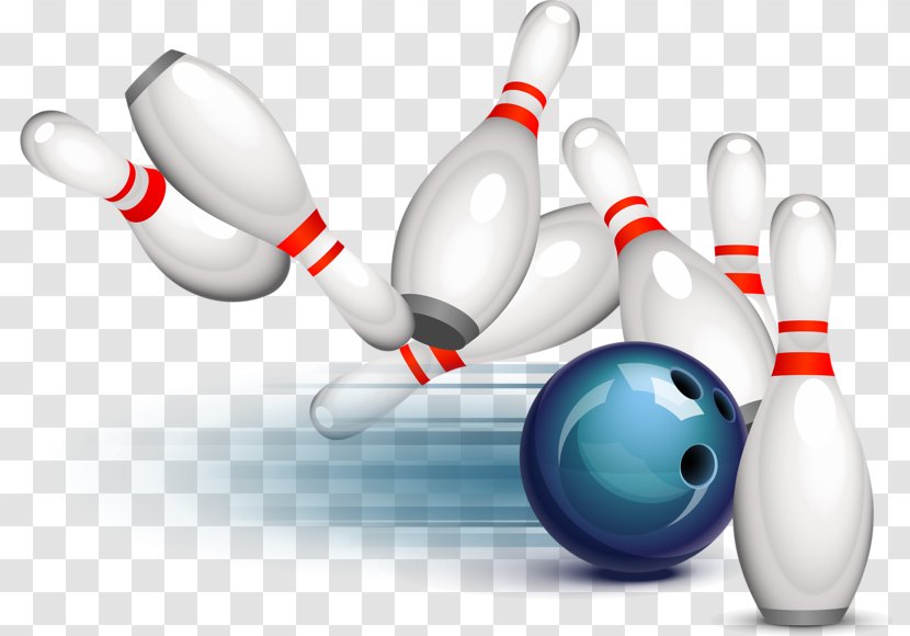 Bowling Ball Pin Ten-pin Strike - Game - Play Transparent PNG