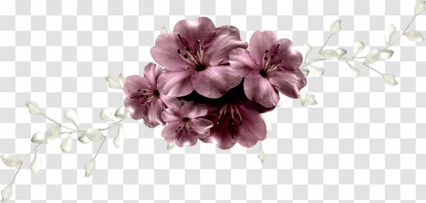 Flower Clip Art - Purple Transparent PNG