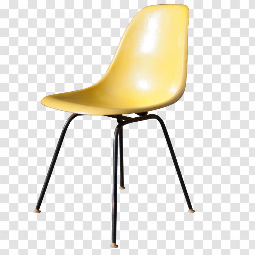 Chair Plastic Armrest - Yellow Transparent PNG