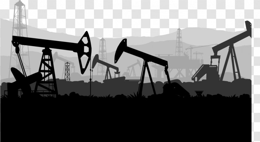 Oil Field Petroleum Industry Extraction Of Illustration - Pump - Large Machinery Transparent PNG