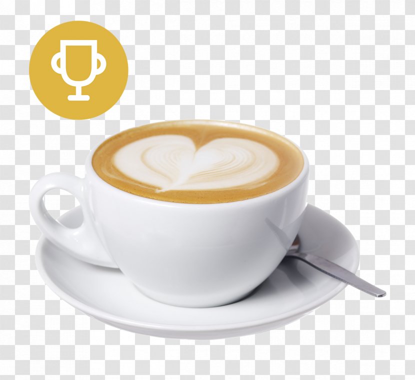 Latte Coffee Espresso Cafe Cappuccino - Bean Transparent PNG