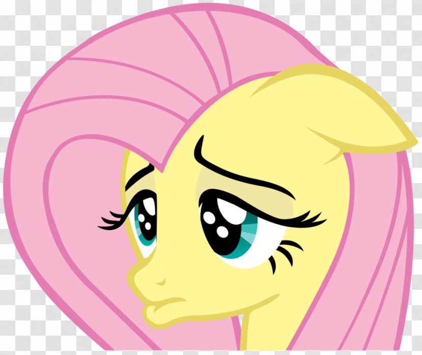 Fluttershy Applejack Rarity Rainbow Dash Pony - Watercolor - Depressed Transparent PNG