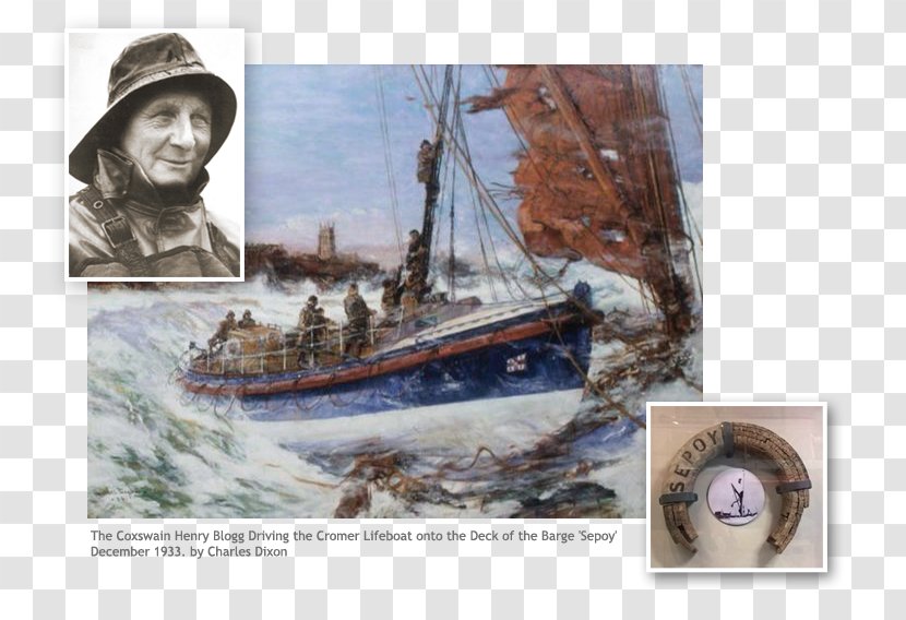 Creature Comforters® Cromer Lifeboat Station Royal National Institution Painting - Henry To The Rescue Transparent PNG