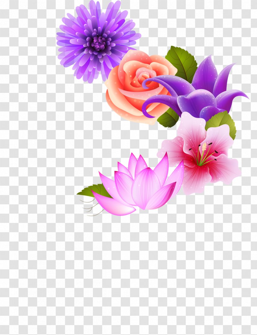 Cut Flowers Lilium Floral Design Clip Art - Purple - Flower Transparent PNG