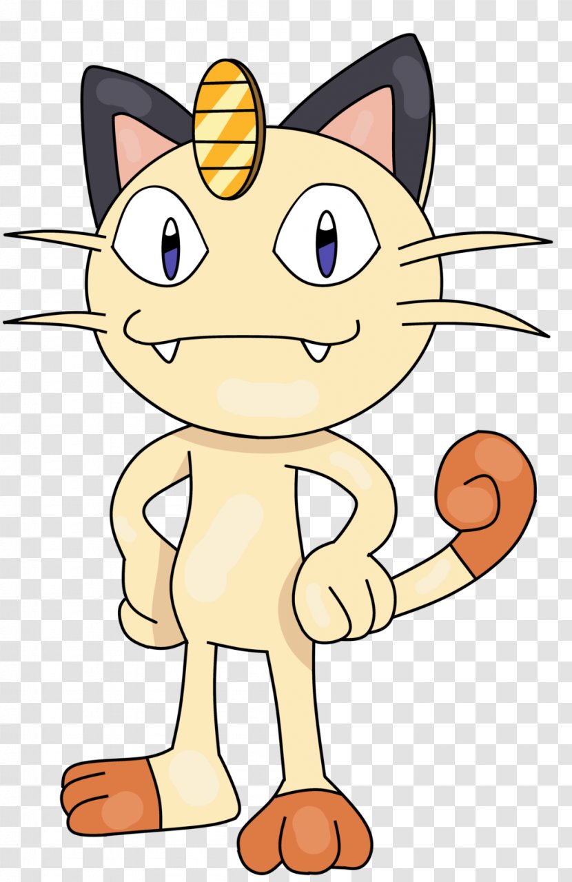 Meowth Whiskers Misty Team Rocket Pokémon - Silhouette Transparent PNG