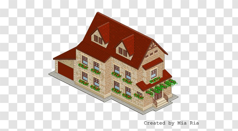 Pixel Art Isometric Projection Image Video Game Graphics - Elevation - House Transparent PNG