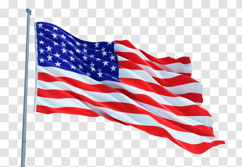 Flag Of The United States Raising On Iwo Jima Pledge Allegiance - Desecration - Wind Fluttering Transparent PNG