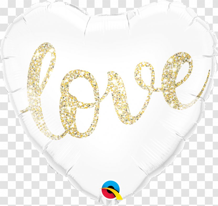 Balloon Love Heart Gift Valentine's Day - Happiness - Party Gold Birthday FoilGold Number Transparent PNG