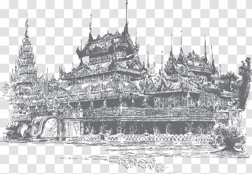 Asia Icon - Facade - Palace Transparent PNG
