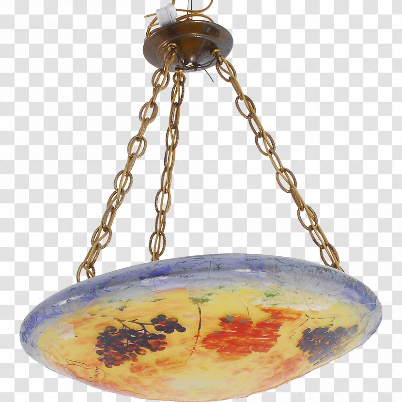 Pendant Light Cameo Glass Daum Chandelier - Oil Lamp Transparent PNG