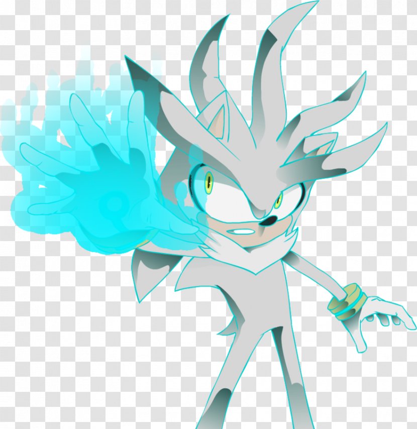 Shadow The Hedgehog Silver Sonic - Watercolor Transparent PNG