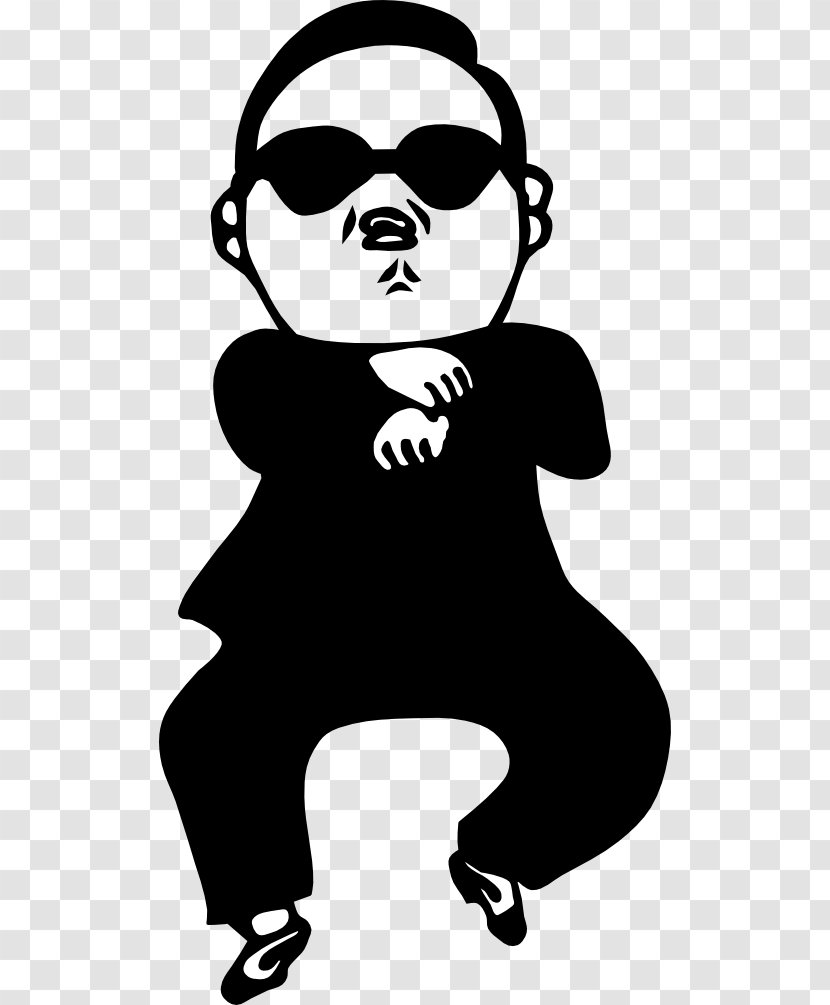 Gangnam Style Bumper Sticker Decal Clip Art - Korea Cliparts Transparent PNG