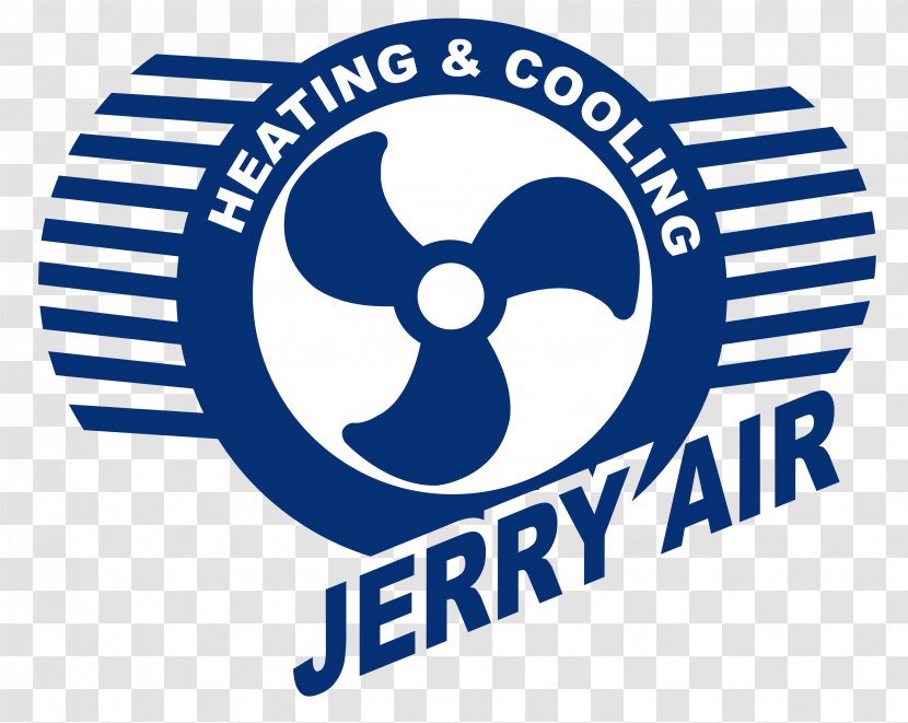 Furnace JERRY AIR HEATING & COOLING LLC Logo HVAC Air Conditioning - Text - Great Heat Transparent PNG