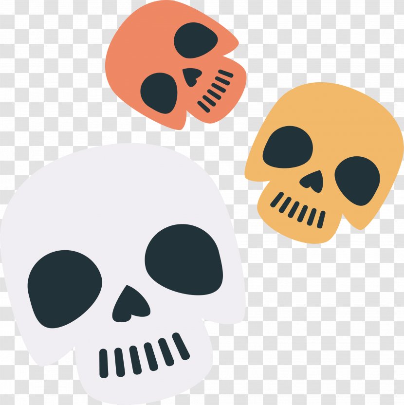 Skull Human Skeleton U9ab7u9ac5 - Color Pattern Transparent PNG