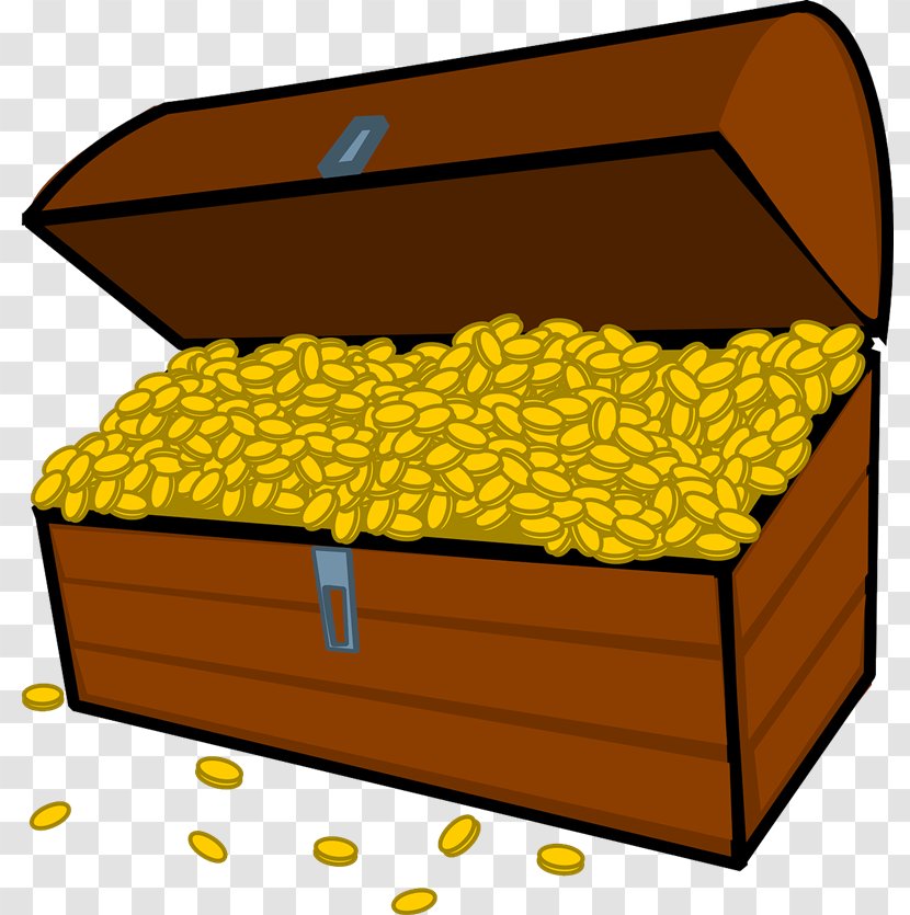 Buried Treasure Cartoon Clip Art - Gold Coins Picture Transparent PNG