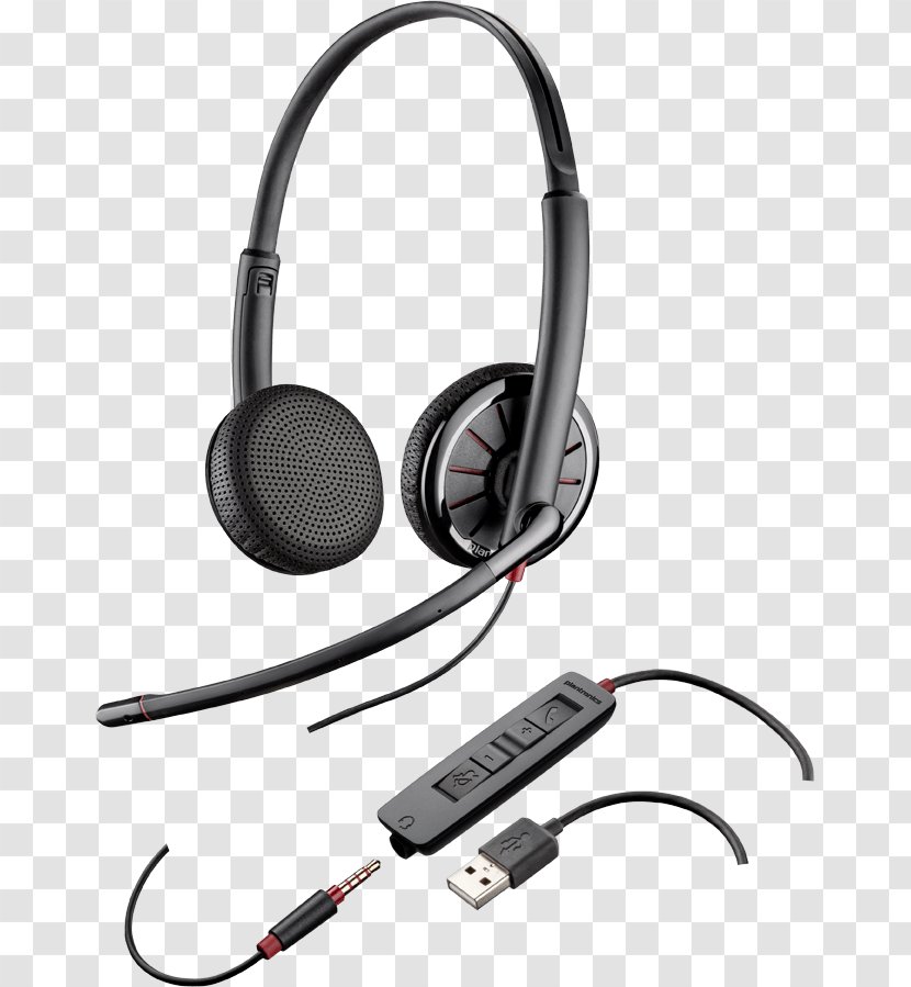 Plantronics Blackwire C325-M C325.1-m Stereo Headset Vending Machine Ww 315 Headphones 207576-01 BlackWIRE C5220 UC USB W/3.5MM - C520 - Voice Command Device Transparent PNG