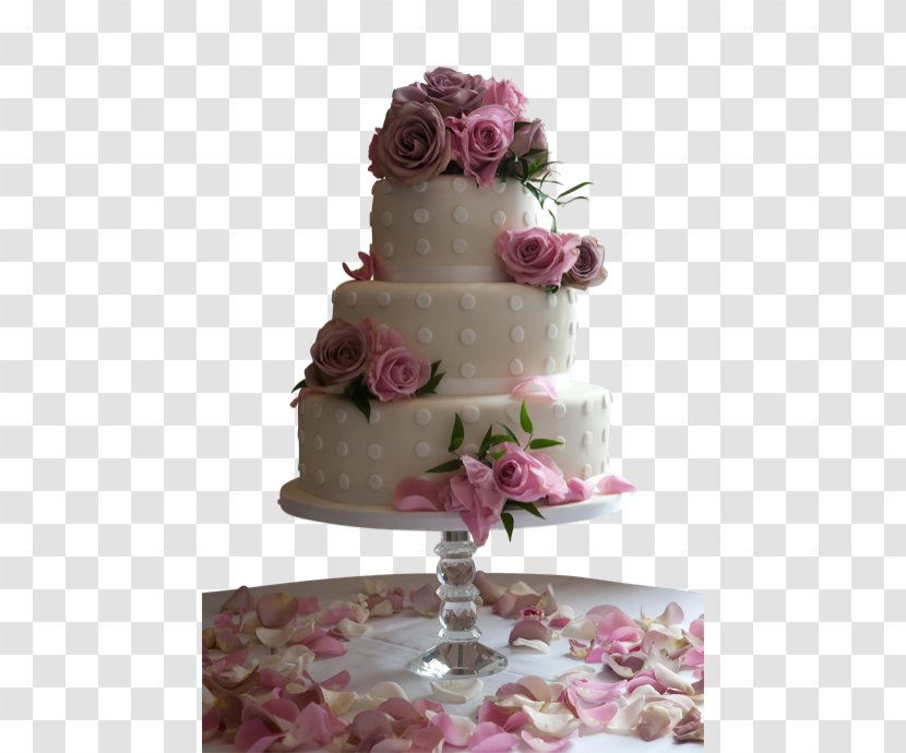 Wedding Cake Buttercream Torte - Flower Bouquet - 3 Tier Transparent PNG