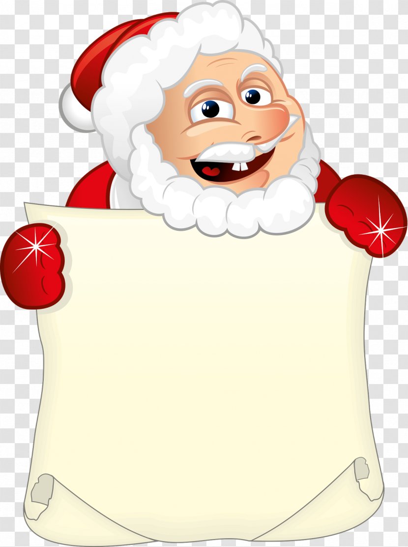 Santa Claus Cartoon Christmas Clip Art - Decoration - Saint Nicholas Transparent PNG