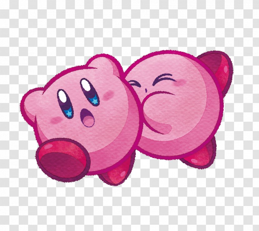 Kirby Mass Attack Kirby's Return To Dream Land Epic Yarn - Watercolor Transparent PNG