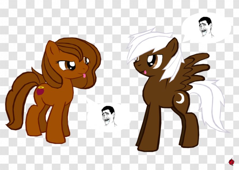 Pony Cartoon Horse - Tree Transparent PNG