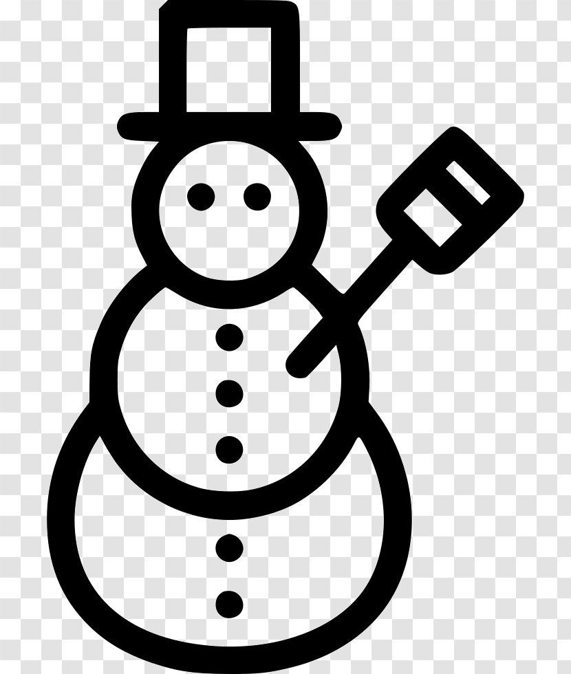 Christmas Winter Background - Snowman - Smile Symbol Transparent PNG