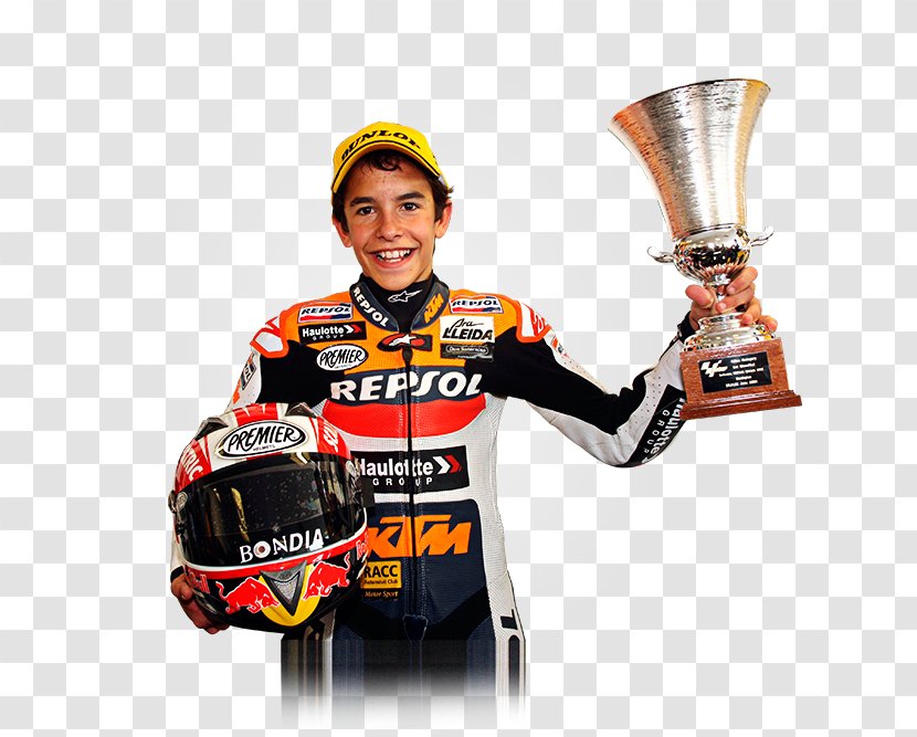 Marc Márquez Moto3 Bicycle Helmets Racing 125ccクラス - Tablecloth Transparent PNG